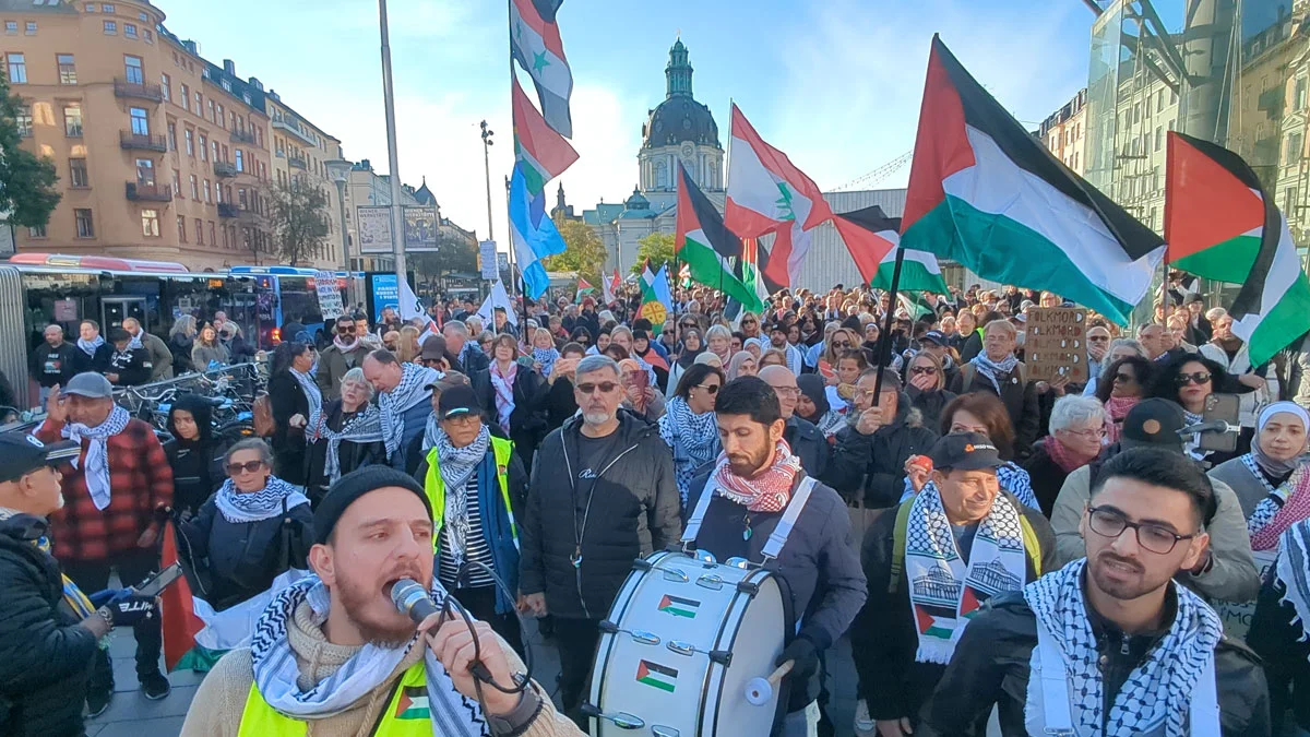 Stockholm'de İsrail saldırılarına protesto: İdam yasasını Müslüman bir ülke önerseydi sessiz kalır mıydınız?