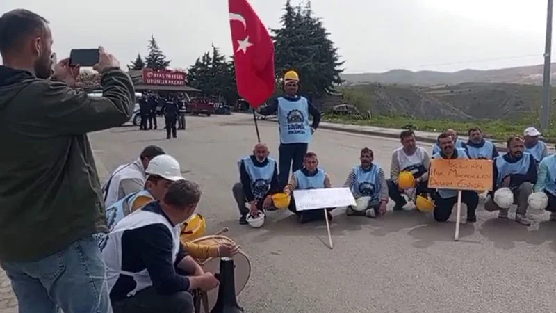 Doruk Madencilik işçileri Ankara’ya yürüyor: ‘Hakkımız verilmeden dönmeyeceğiz’