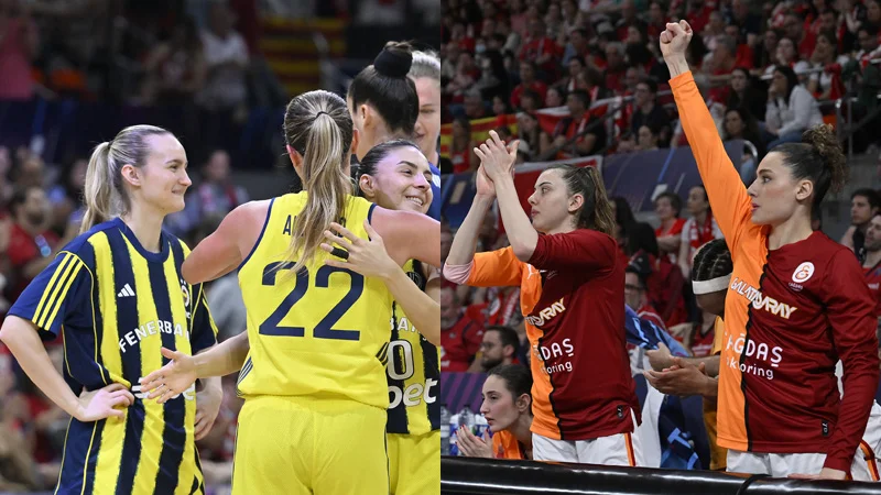 Fenerbahçe ve Galatasaray kadınlar basketbolda Avrupa finalinde!
